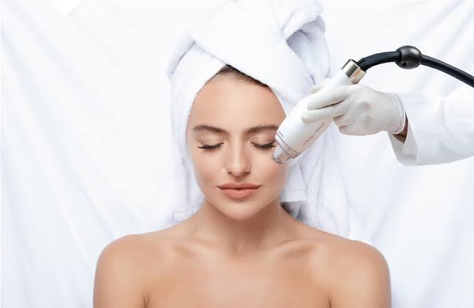 Non-ablative facial laser treatment