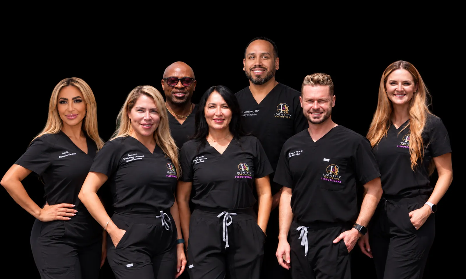 Identity Aesthetics physicians, providers, aestheticians and leadership team